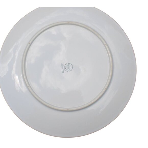 Hand-Painted Porcelain Plate With Floral Design By Sonie Ames - Picture 5 of 6